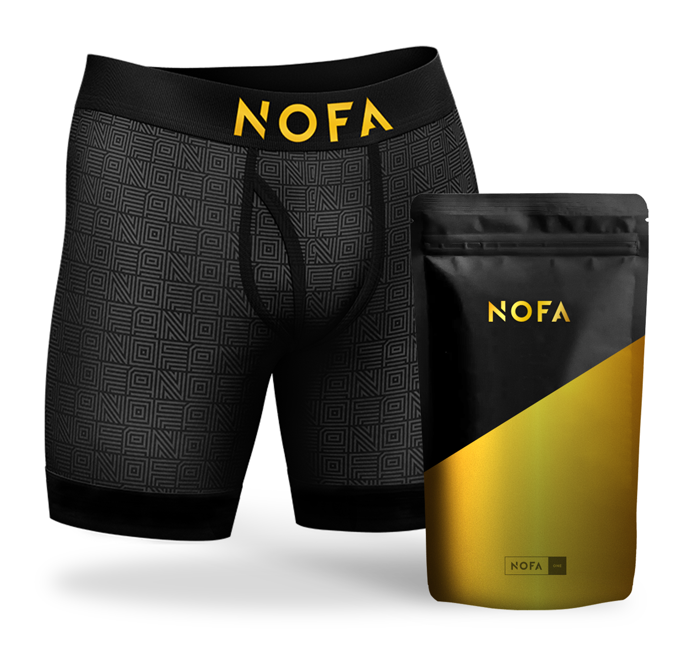 NOFA Boxer Briefs Classic collection Black