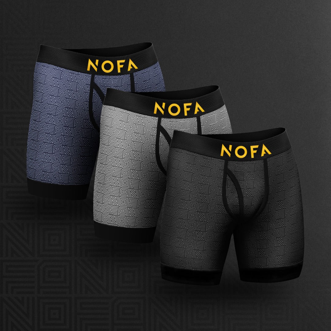 NOFA BOXERSHORTS 3 PACK MULTI COLOR